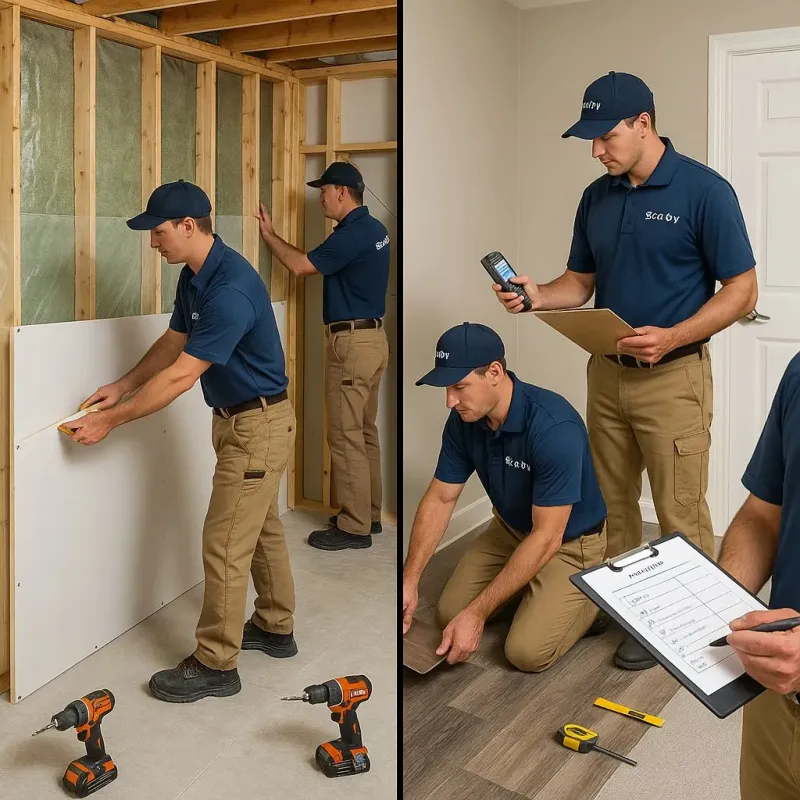 Repairs and Reconstruction process in Roanoke, IL
